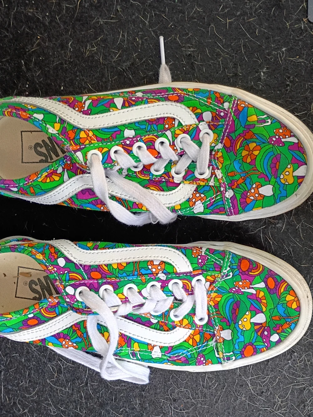 Vans Kids Floral Skate Sneakers in Multicolor